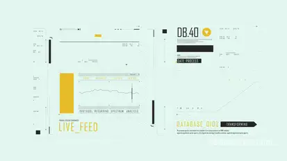 HUD Typography Medical Data Infographics template preview