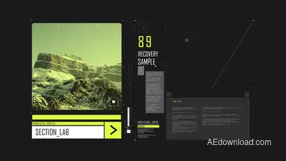 HUD Typography Monitoring Infographics template preview