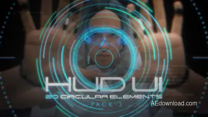 Hud UI Circular Elements - Pack 3 Elements template preview