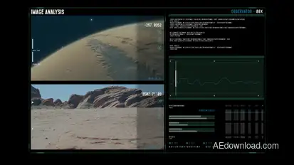 HUD Video Interface Infographics template preview