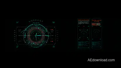 HUD700 HUD Ship 4 Elements template preview