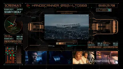 HUD700 Screen Info 5 Elements template preview