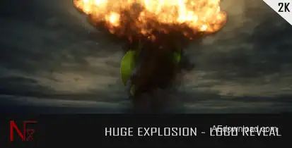 Huge Explosion - Logo Reveal Logo Stings template preview