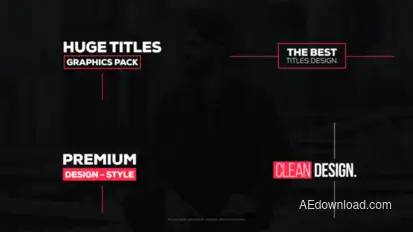 Huge Titles I broadcast-packages template preview