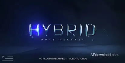 Hybrid Logo Reveal Logo Stings template preview