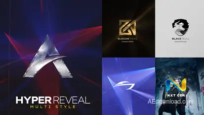 Hyper Reveal Logo Stings template preview