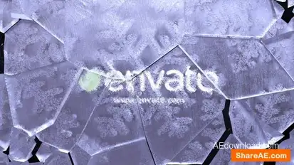 Ice Break logo reveal Logo Stings template preview