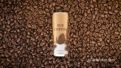 Iced Coffee Ad Product Promo template preview