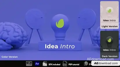 Idea Logo Reveal Logo Stings template preview