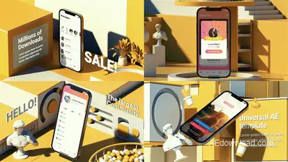 Identity APP Promo Product Promo template preview