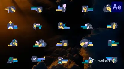 Ilustrative Titles for After Effects Titles template preview