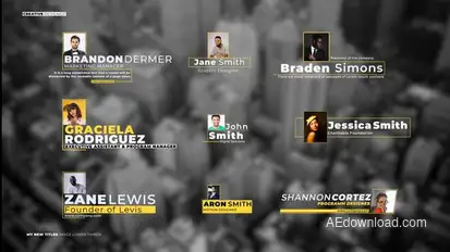 Image Lower Thirds 2.0 | After Effects Titles template preview