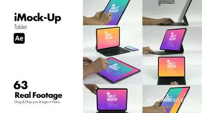 iMock-Up Tablet for After Effects Product Promo template preview