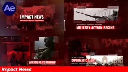 Impact News broadcast-packages template preview