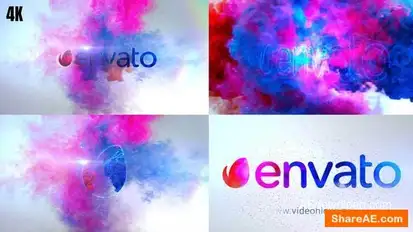 Impact Particle Logo Logo Stings template preview