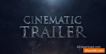 Cinematic Trailer Openers template preview