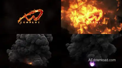 Implosion Explosion Intro Openers template preview