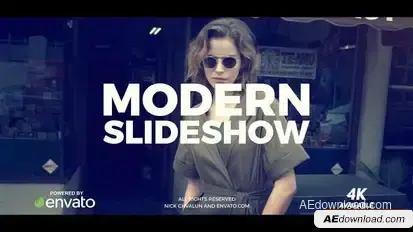 In that Slideshow Openers template preview