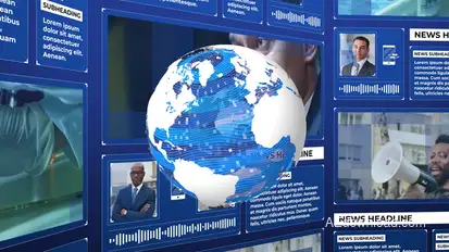 In the Lens | World News broadcast-packages template preview