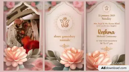 Videohive Indian Wedding Invitation 51149487 Video Displays template preview