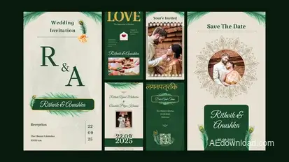 Indian Wedding Invitation Openers template preview