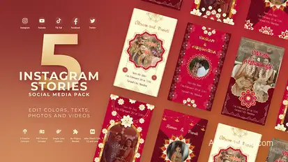 Indian Wedding Invitation Ramadan Free Templates template preview