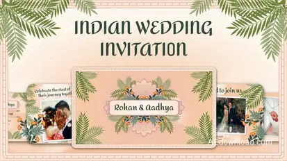 Indian Wedding Video Template Video Displays template preview