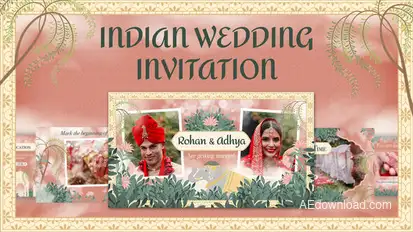 Indian Wedding Video Template Video Displays template preview
