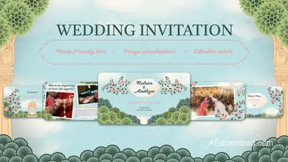 Indian Wedding Video Template Video Displays template preview