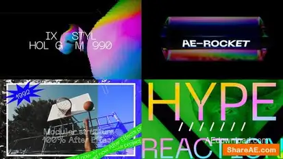 Industrial Beat 90 Intro Openers template preview