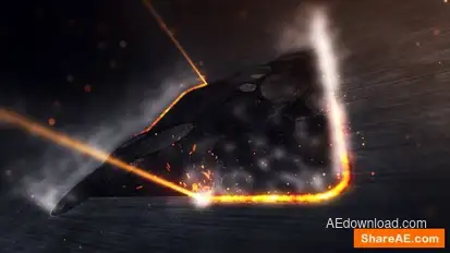 Videohive Industrial Laser Reveal Logo Stings template preview