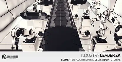 Industry Leader 4K Logo Stings template preview