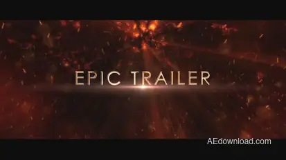 Infernal Chaos Trailer_3D Glossy Titles Titles template preview