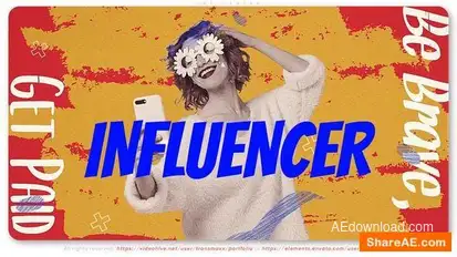 Influencer Promo Openers template preview