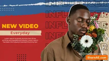 Influencer Promo Openers template preview