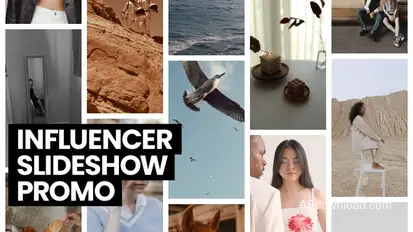 Influencer Slideshow Promo Openers template preview