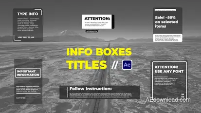 Info Boxes Titles template preview