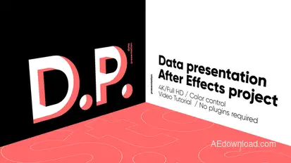 Promo Presentation - Data Presentation Video Displays template preview