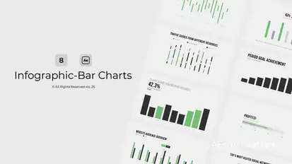 Infographic - Bar Charts / AE Infographics template preview