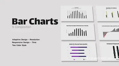 Infographic - Bar Charts / AE Infographics template preview