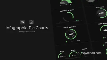 Infographic - Pie Charts / AE Infographics template preview