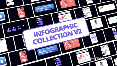 Infographic Collection After Effect Logo Stings template preview