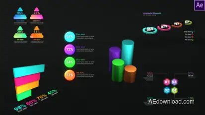 Infographic Dynamic Graphs Infographics template preview