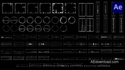 Infographic Elements Audio Motion for After Effects Elements template preview