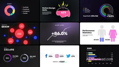 Infographic Posters Infographics template preview