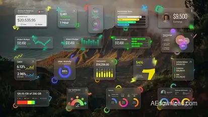 Infographic Widgets Infographics template preview