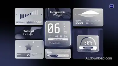 Infographic Widgets Logo Stings template preview