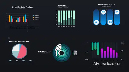 Infographics Chart Pack Infographics template preview