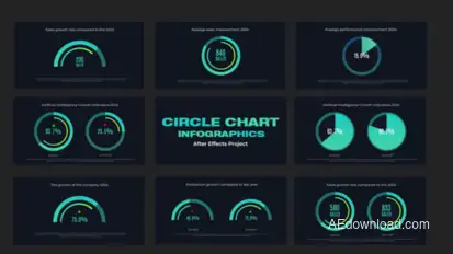 Infographics Circle Chart Infographics template preview