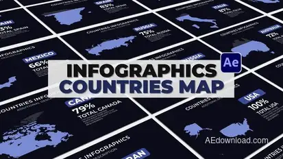 Infographics Countries Infographics template preview